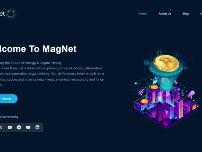 скріншот сайту magnet перший екран