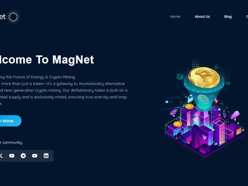 Сайт криптопроєкту / DeFi-токена