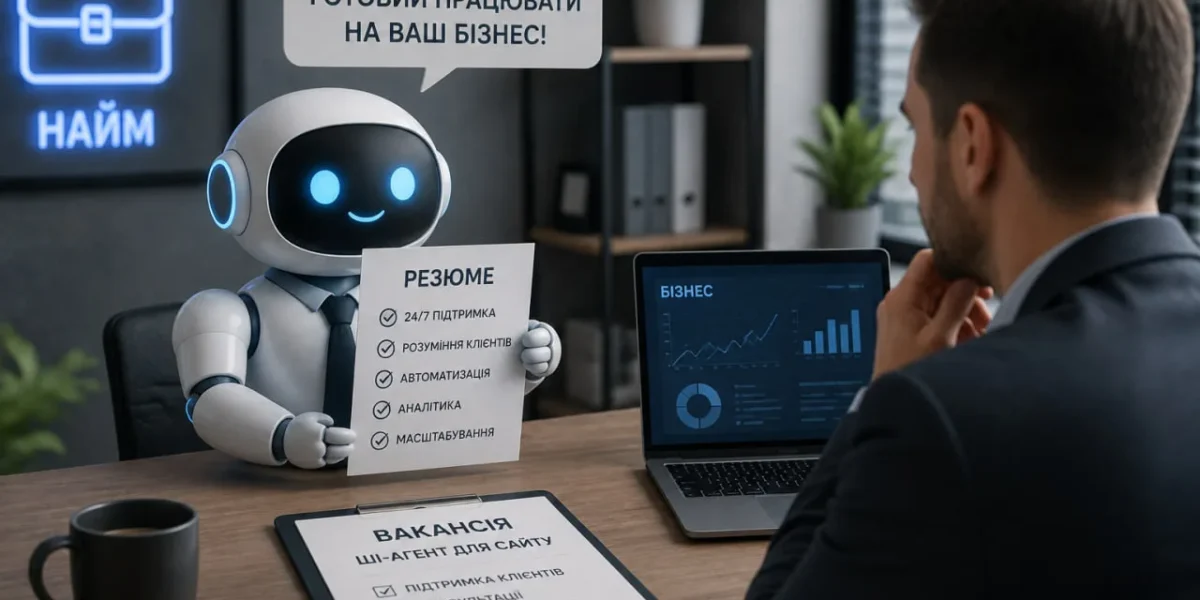 ШІ агент працює на бізнес